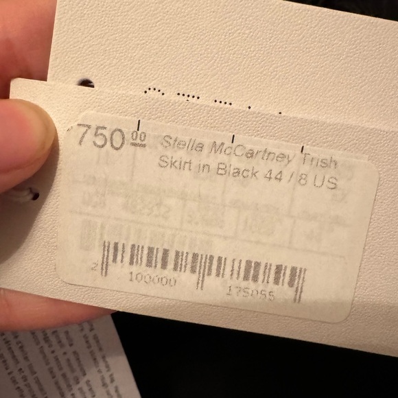 Stella McCartney- NWT Black Layered Fringe Trish Mini Skirt - Picture 5 of 5